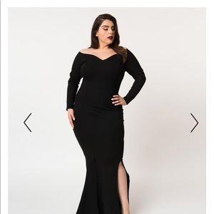 Full-length evening gown